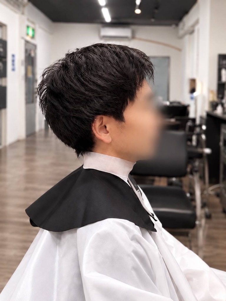 Men's haircut Before